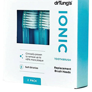 Dr. Tung's, Ionic hyG, Replacement Brush Heads, Soft -  2 Brush Heads