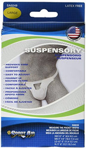Suspensory with elastic waist band that fits 4.5 inches - 5 inches, large, #SA0249LG - 1 ea
