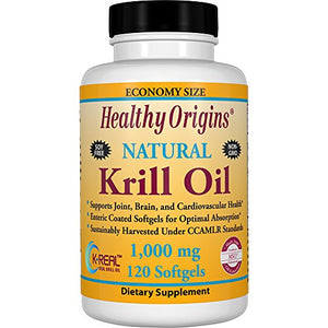 Healthy Origins - Natural Krill Oil 1000 mg. - 120 Softgels
