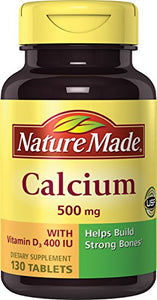 Nature Made Calcium 500 mg Tablets - 130 ea