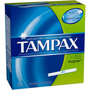 Tampax Tampons with Biodegradable Applicator, Regular Absorbancy - 20 ea