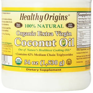 Healthy Origins - Organic Extra Virgin Coconut Oil - 54 oz.