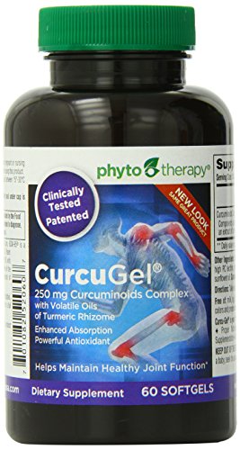 Phyto Therapy - CurcuGel 250mg Curcuminoids Complex - 60 Softgels