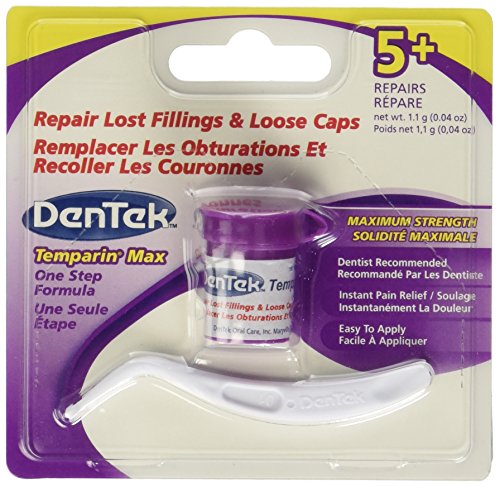 DenTek temparin max lost filling and loose cap repair - 3 applicators.