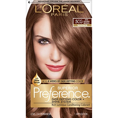 LOreal Paris Superior Preference 5CG Iced Golden Brown Hair Color Kit - 1 ea