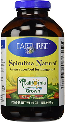 Earthrise, Spirulina Natural Powder - 16 oz