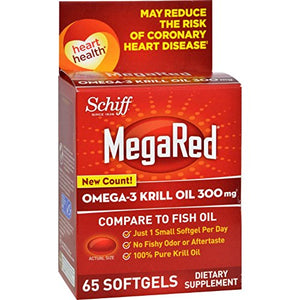 Schiff - Mega Red Omega-3 Krill Oil 300 mg. - 60 Softgels
