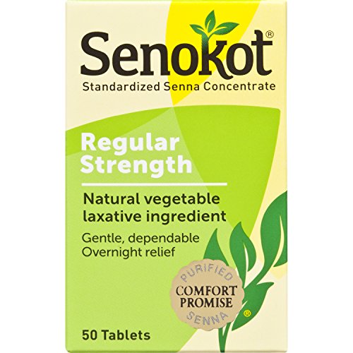 Senokot Natural Vegetable Laxative Ingredient Tablets - 50 ea