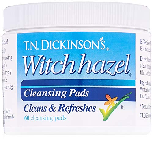 T.n. Dickinsons Hazelets Cleansing Witch Hazel Pads 60 Ea