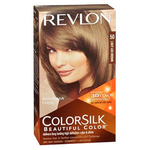 Revlon Colorsilk Beautiful Color, Light Ash Brown 50 - 1 ea.