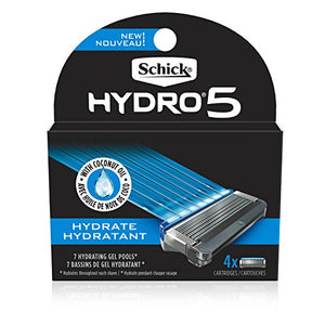 Schick Hydro 5 Blade Razor Cartridge Refills - 4ea.