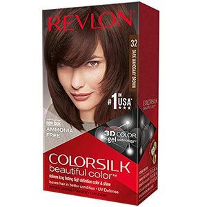 Revlon Colorsilk Beautiful Color, Dark Mahogany Brown 32 - 1 ea