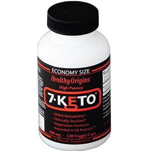 Healthy Origins - 7-Keto 100 mg. - 120 Vegetarian Capsules
