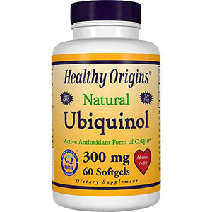 Healthy Origins - Ubiquinol Kaneka QH 300 mg. - 60 Softgels
