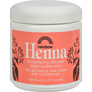 Rainbow Research - Henna Strawberry Blonde Hair Color & Conditioner - 4 oz.