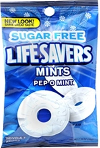 Lifesavers sugar free hard candy, pepomint - 2.75 oz, 12 /case