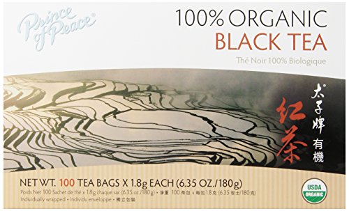 Prince of Peace - 100% Organic Black Tea - 100 Tea Bags