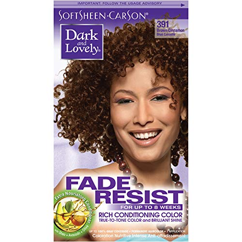 Softsheen Carson Dark and Lovely Permanent Hair Colors, Brown Cinnamon 391 - 1 ea