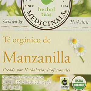 Traditional Medicinals - Organic Chamomile Tea - Herbal Calmative and Digestive - 16 Tea Bags