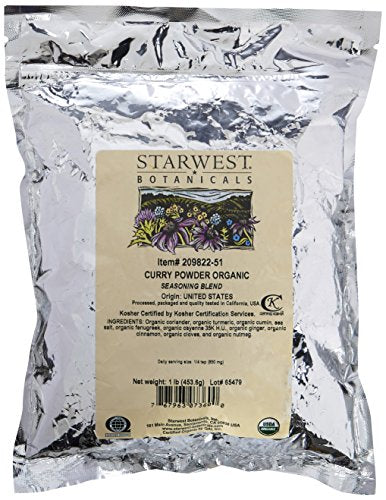 Starwest Botanicals, Curry Powder Organic - 1 lb