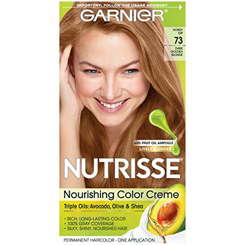 Garnier Nutrisse Permanent Haircolor,Dark Golden Blonde 73 - 1 ea