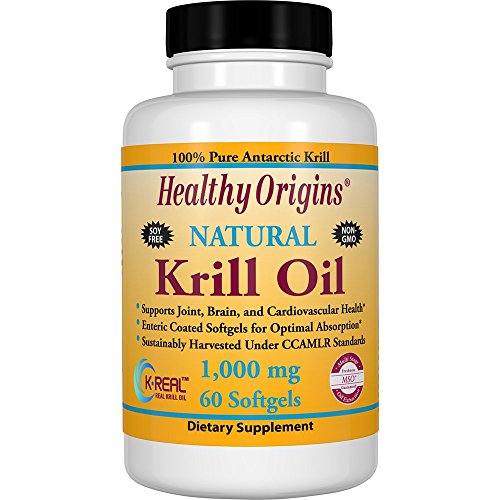 Healthy Origins - Natural Krill Oil 1000 mg. - 60 Softgels