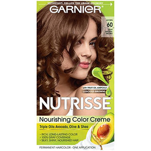 Garnier Fructis Nutrisse Permanent Haircolor #60 Light Brown Natural - 1 ea