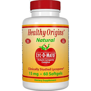 Healthy Origins - Lyc-O-Mato Tomato Lycopene Complex 15 mg. - 60 Softgels