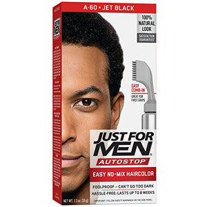Just For Men AutoStop Foolproof Haircolor, Jet Black  A-60 - 1 ea.