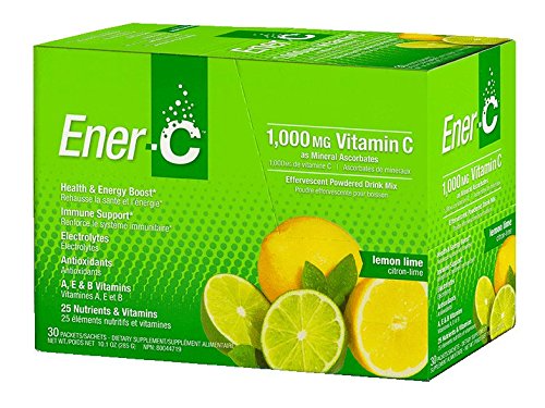 Ener-C - Vitamin C Effervescent Powdered Drink Mix Lemon Lime  - 1000 mg (Pack of 30)