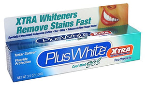 Plus White xtra whitening cool mint gel with tartar control - 3.5 oz