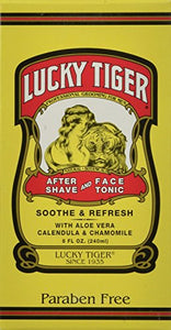 Lucky Tiger - After Shave and Face Tonic Soothe and Refresh Certified Organic - 8 oz.