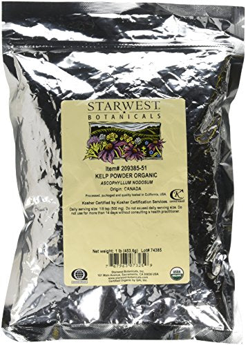 Starwest Botanicals - Bulk Kelp Powder Organic - 1 lb.