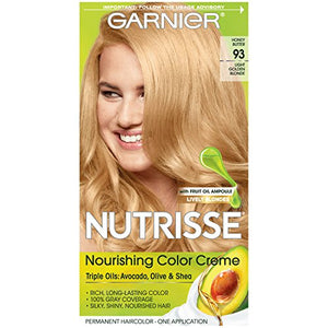 Garnier Nutrisse Permanent Haircolor, Light Golden Blonde 93 - 1 ea