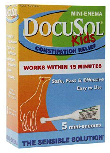Docusol Kids Constipation Relief, Mini Enema - 5 ea