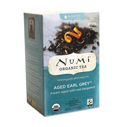 Numi Organic Teas, 1.27 oz, Aged Earl Grey; 18 bags
