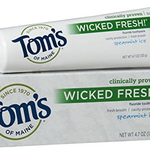 Tom's of Maine - Natural Toothpaste Wicked Fresh With Fluoride Spearmint Ice - 4.7 oz.