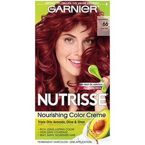 Garnier Nutrisse Permanent Haircolor,True Red 66 - 1 ea