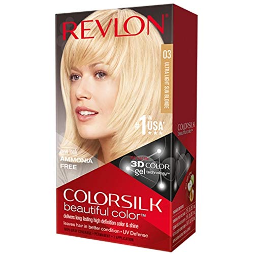 Revlon Colorsilk Beautiful Color, Ultra Light Sun Blonde 03 - 1 ea,