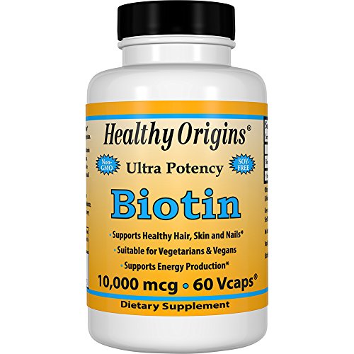 Healthy Origins, Biotin, Ultra Potency, 10,000 mcg, 60 Vcaps