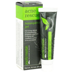 Peaceful Mountain - Acne Rescue Homeopathic Gel - 0.5 oz.