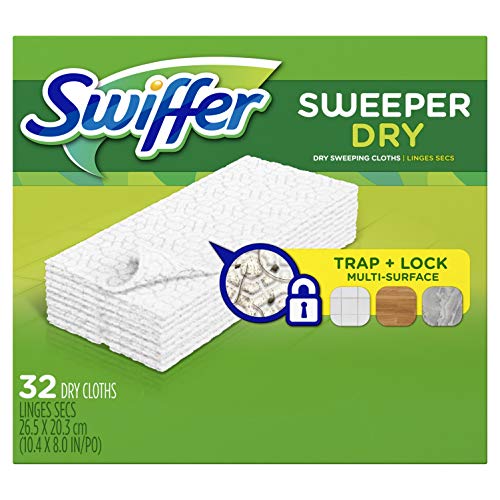 Swiffer Sweeper Dry Cloths Refill,  32 Count