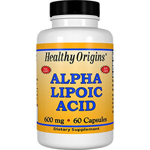 Healthy Origins - Alpha Lipoic Acid 600 mg. - 60 Capsules