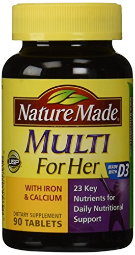 Nature Made Multi For Her Complete Multi Vitamin/Mineral Tablets - 90 ea