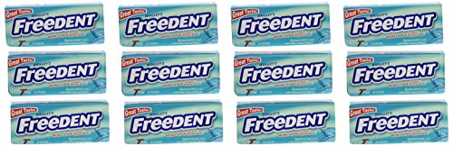 Wrigleys Freedent Gum Spearmint - 15 Stick, 12 Pack