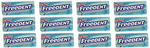 Wrigleys Freedent Gum Spearmint - 15 Stick, 12 Pack