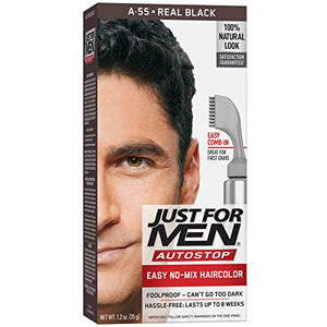 Just For Men Haircolor, Foolproof, Real Black A-55 - 1 ea.