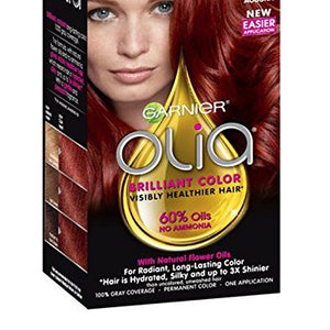 Garnier Olia Oil Powered Permanent Haircolor, Light Intense Auburn 6.60 - 1 ea