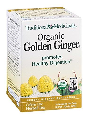 Traditional Medicinals - Organic Ginger with Chamomile Tea - 16 Tea Bags