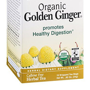 Traditional Medicinals - Organic Ginger with Chamomile Tea - 16 Tea Bags